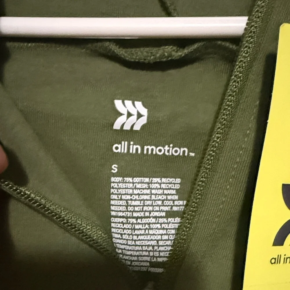 All in Motion Men’s Green Lightweight Jacket Size Small NWT - Picture 5 of 6